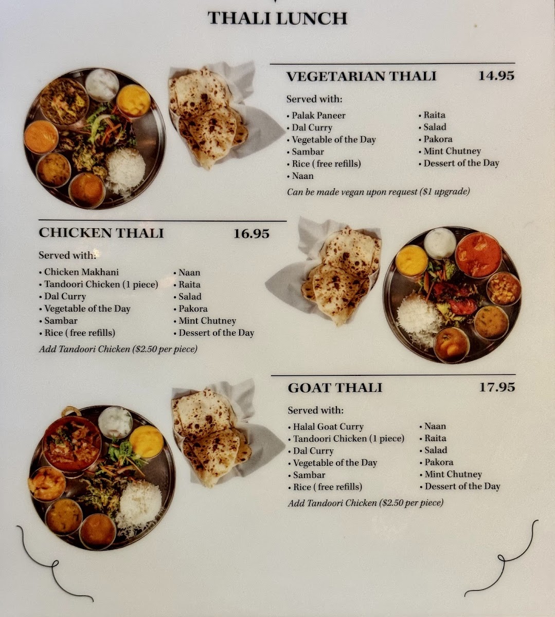 Menu Swagat Indian Cuisine - Hillsboro-1