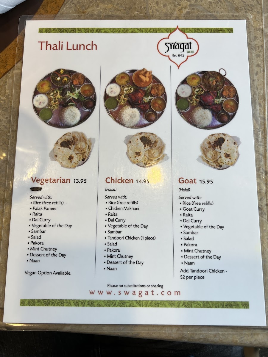 Menu Swagat Indian Cuisine - Hillsboro-6