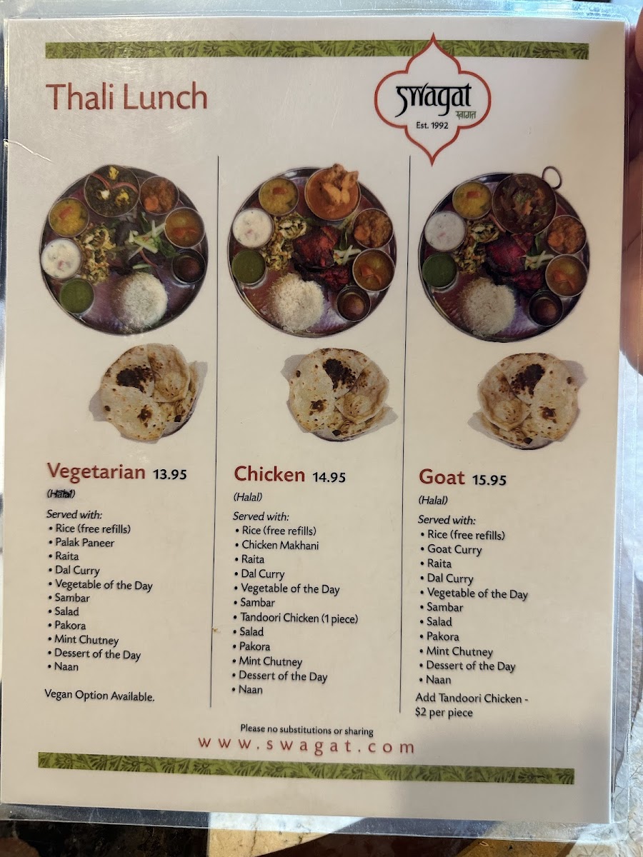 Menu Swagat Indian Cuisine - Hillsboro-8